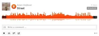 Link naar Straat audiotrack op Soundcloud